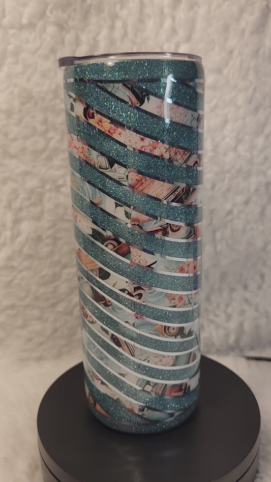 Blue Truck Swirl 20 Oz Straight