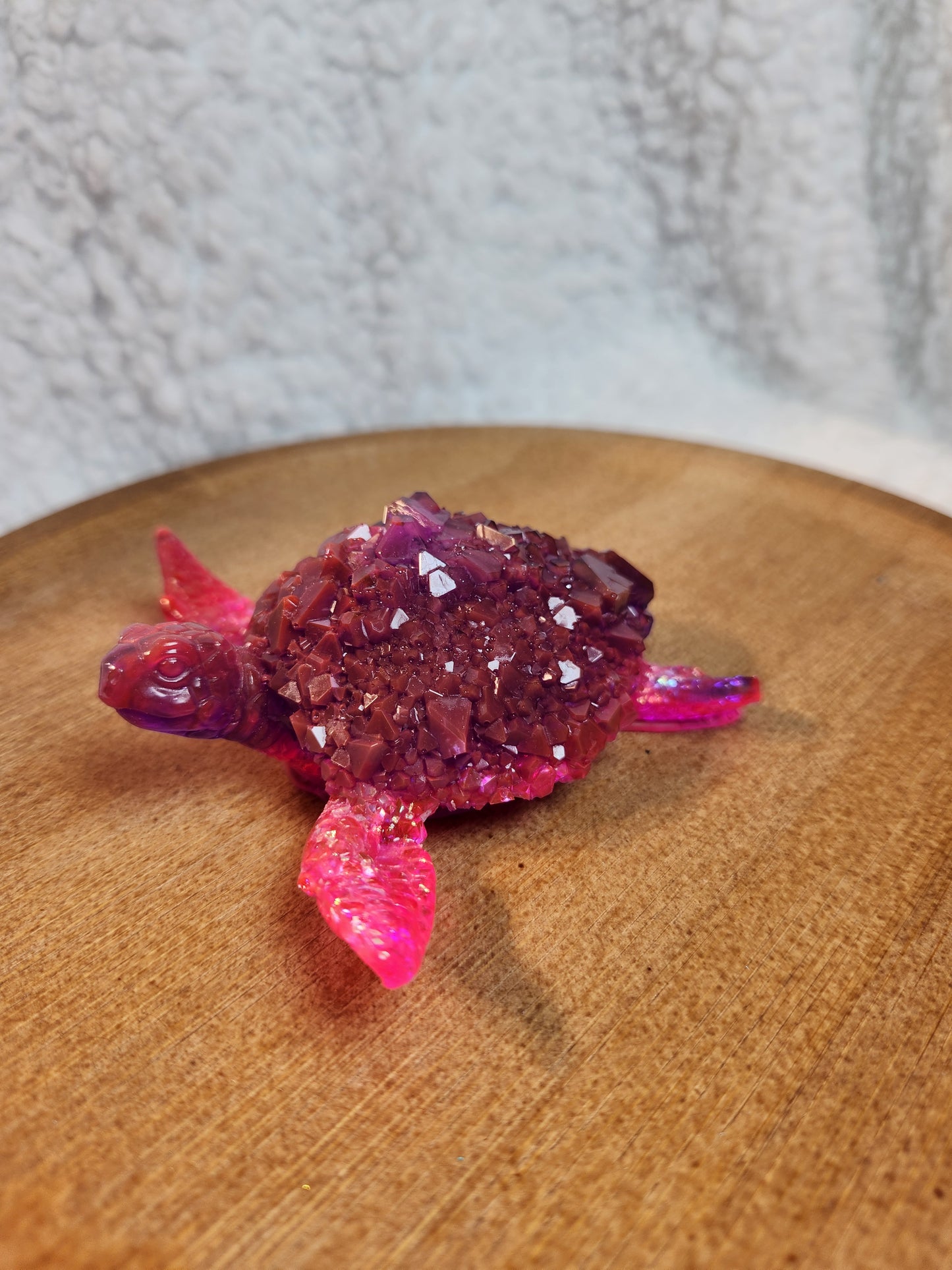 Neon Crystal Sea Turtlw