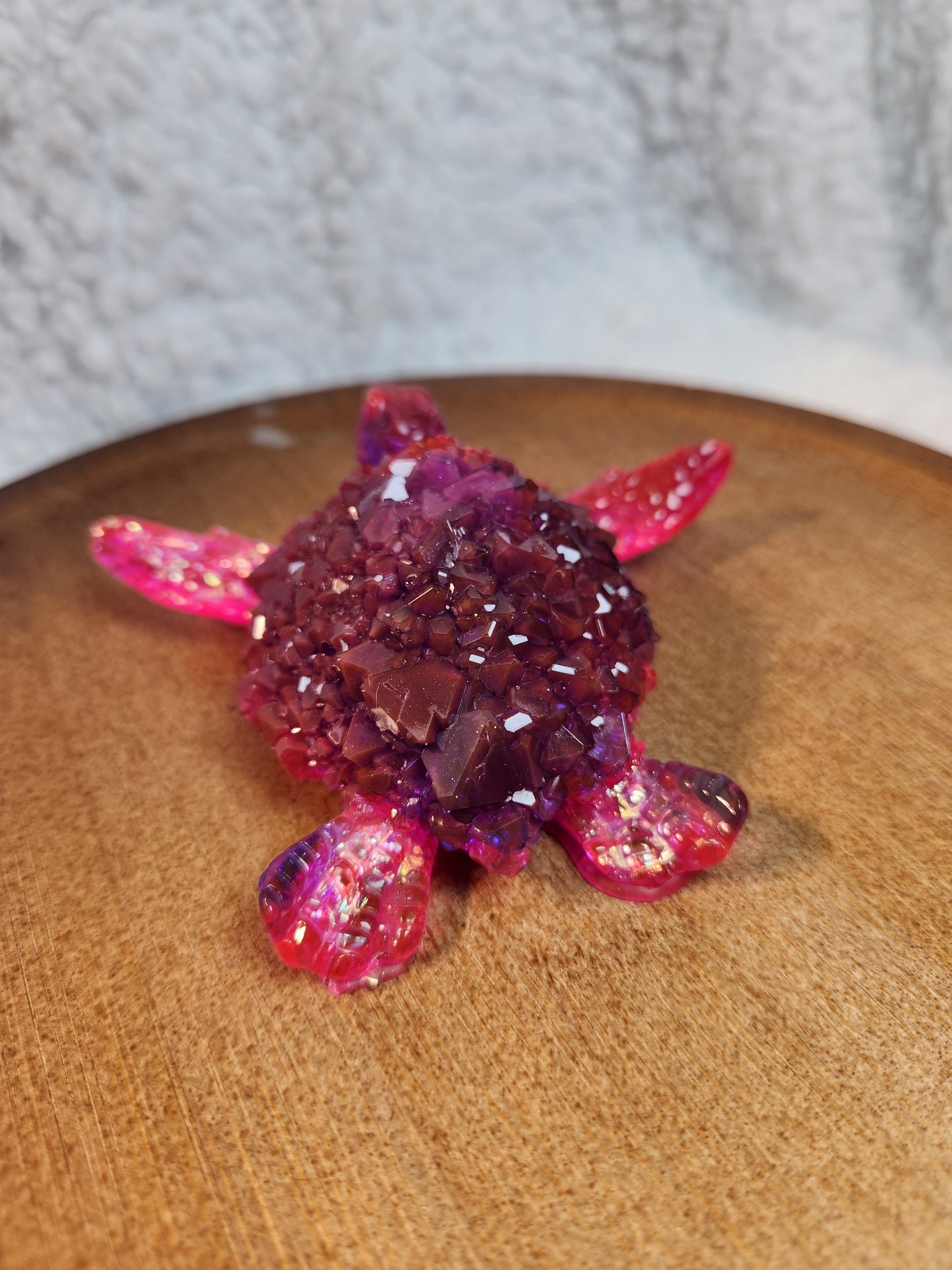 Neon Crystal Sea Turtlw