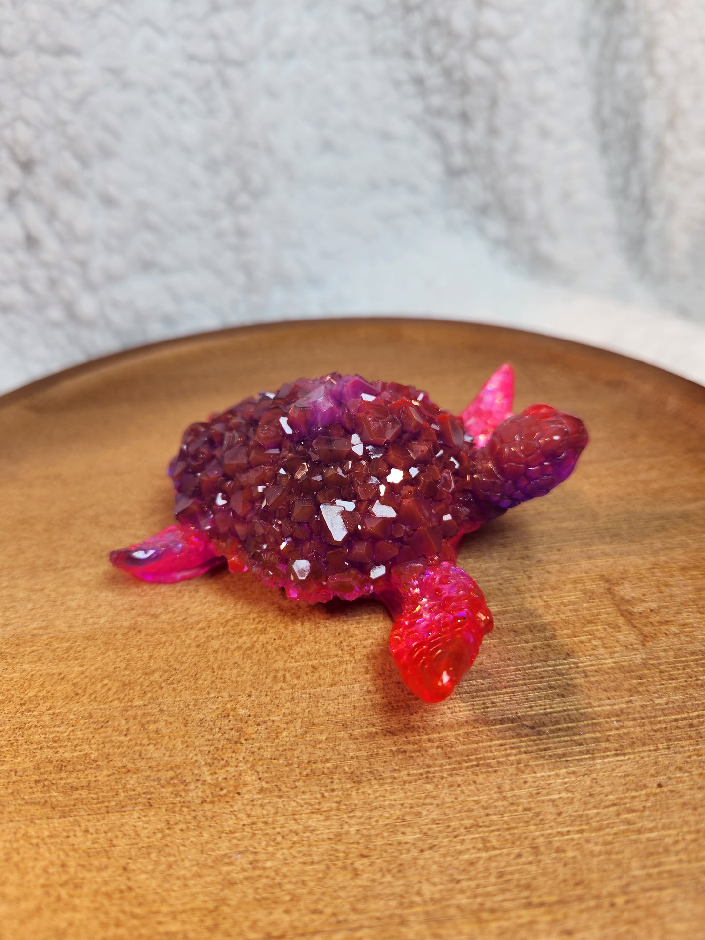 Neon Crystal Sea Turtlw